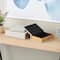 Faux Leather Geometric Woven Grid Book Storage Box Set
